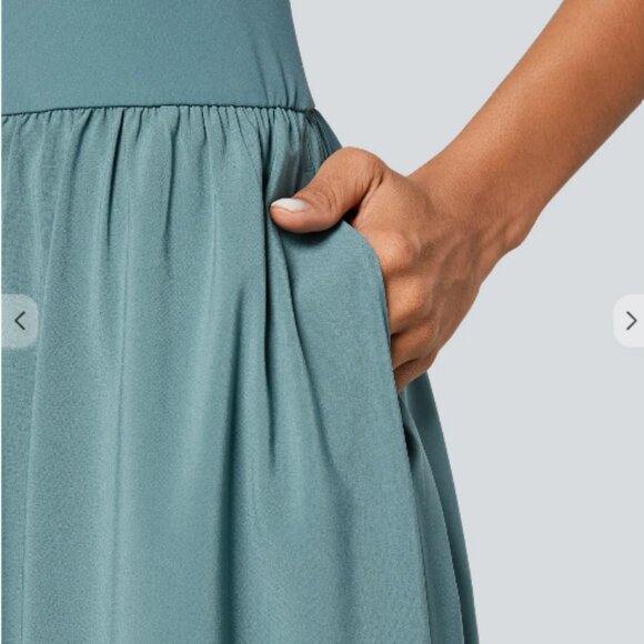 Halara Breezeful™ Pocket Flowy Flare Maxi Quick Dry Casual Slip Dress - Small - Picture 3 of 4